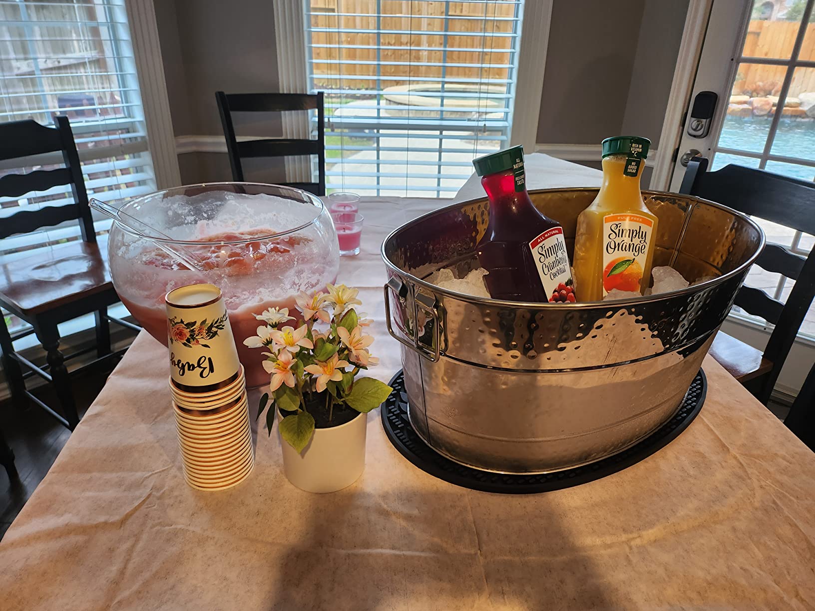 BREKX Copper Beverage Tub with Party Mat