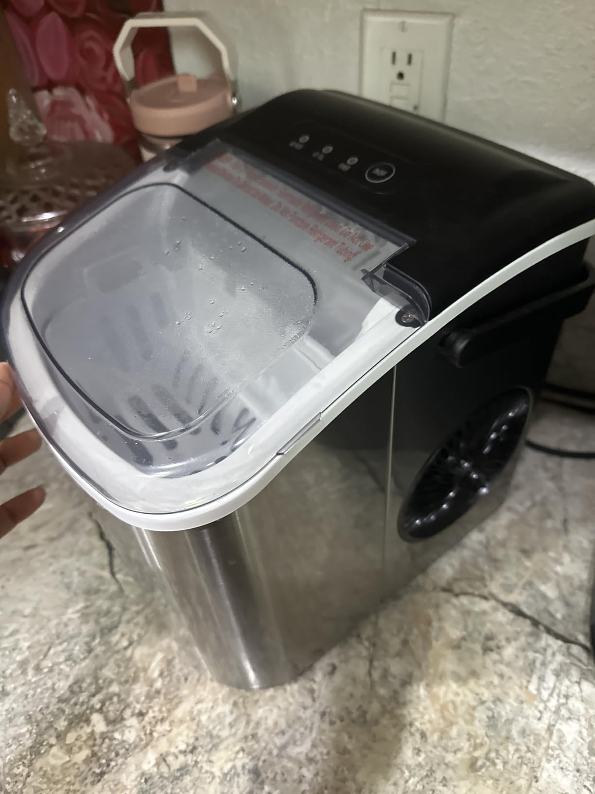 EUHOMY Countertop Ice Maker Machine
