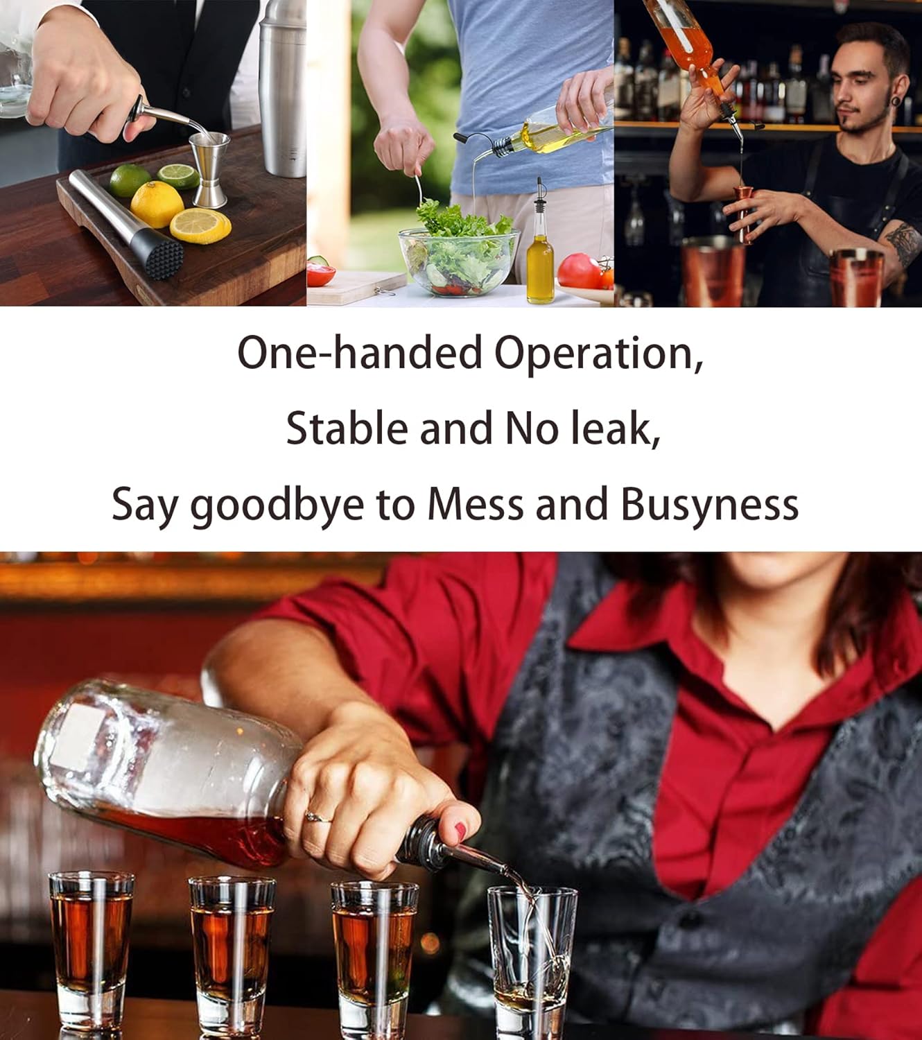 Pafusen 12-Pack Liquor Pour Spouts