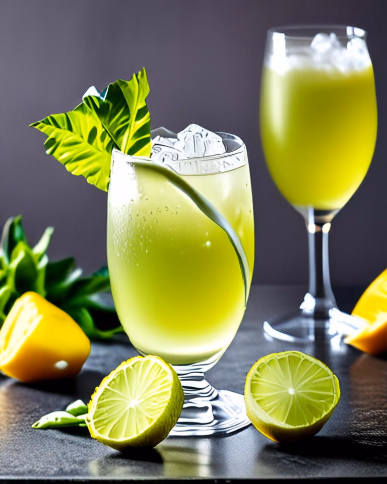 Chartreuse Swizzle cocktail